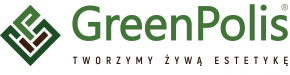 Logo Projektowanie i zakładanie ogrodów GreenPolis