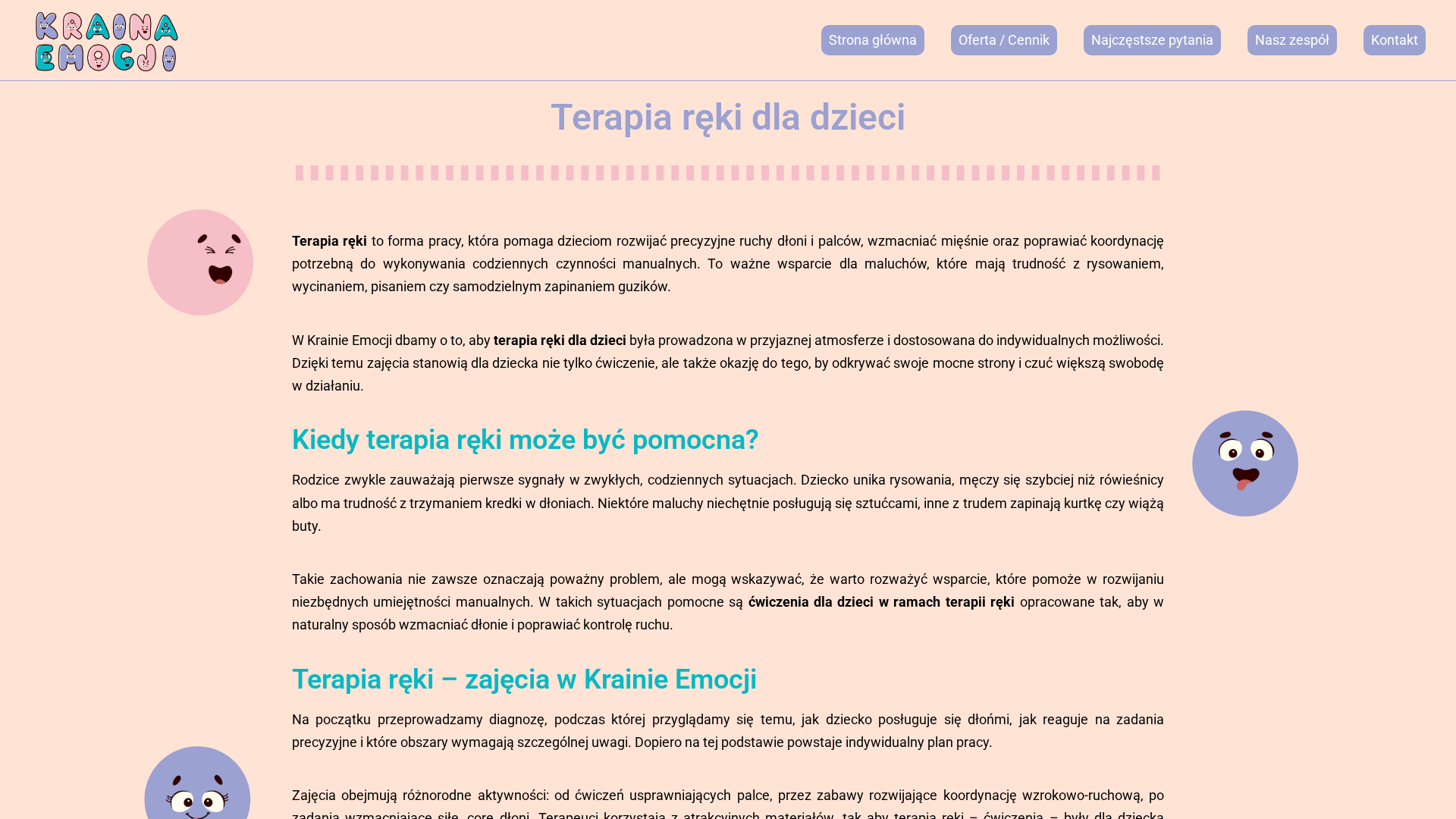 Jakie objawy mogą wskazywać, że terapia ręki dla dzieci jest potrzebna?