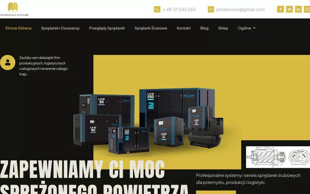 Zrzut ekranu strony
